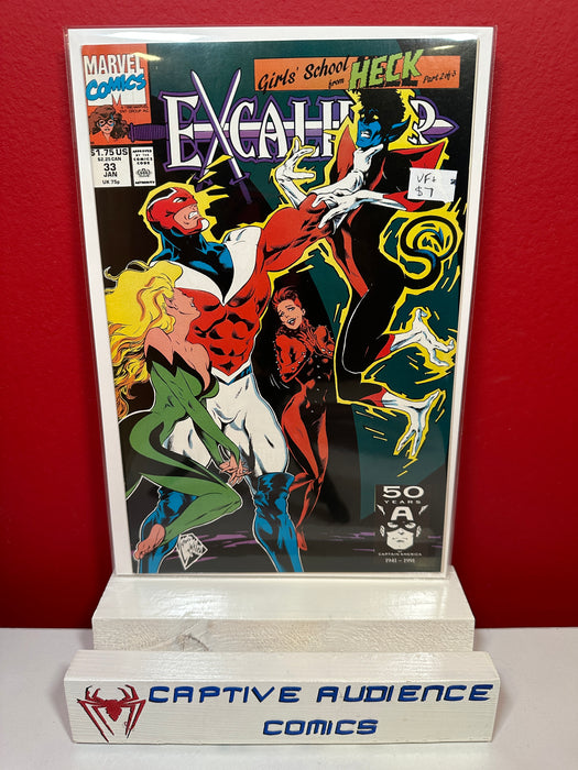 Excalibur, Vol. 1 #33 - VF+