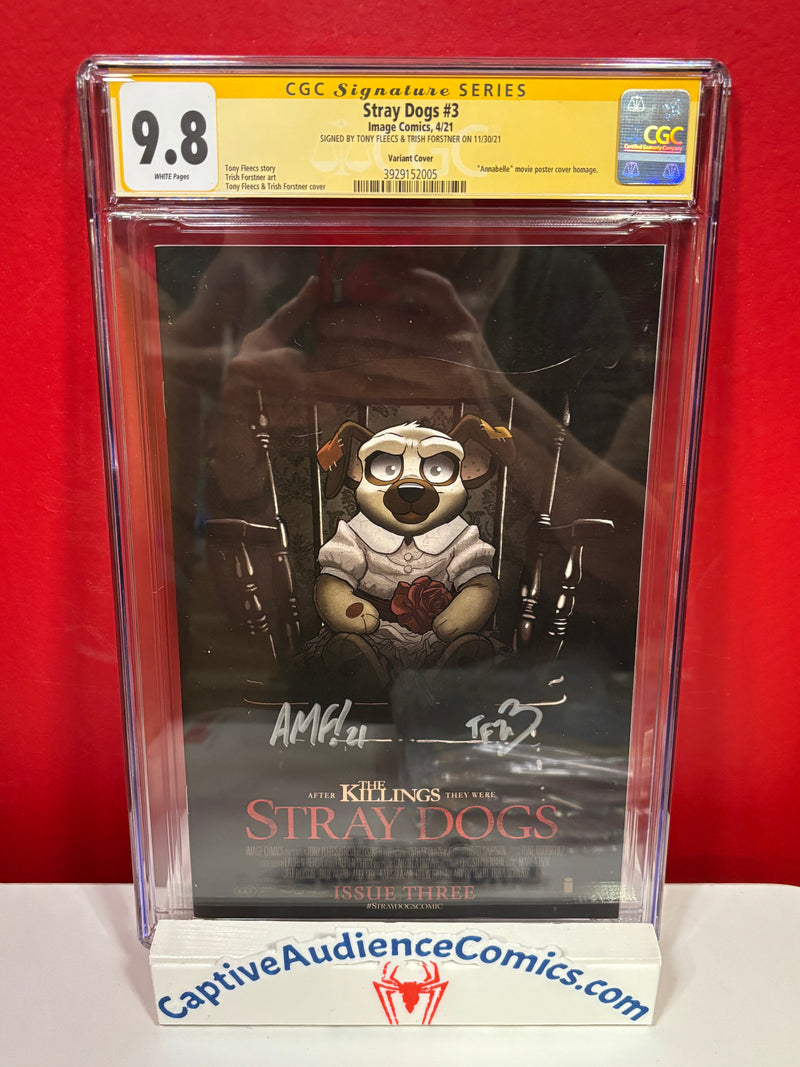 Stray Dogs #3 - Annabelle Variant Signed Tony Fleecs & Trish Forstner - CGC 9.8