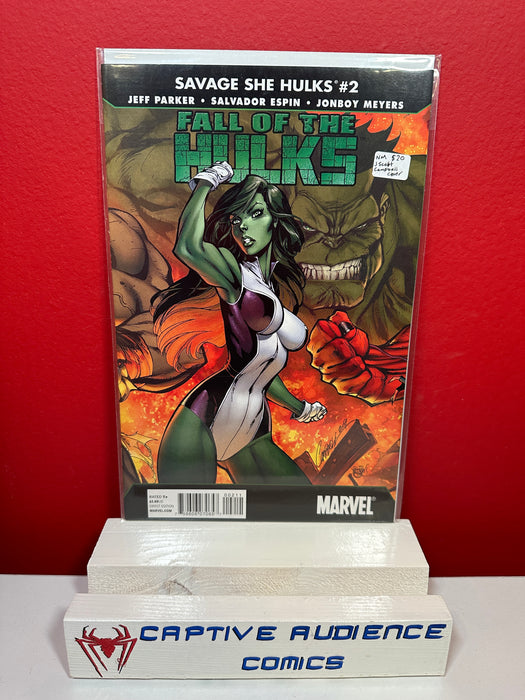 Savage She Hulks #2 - J Scott Campbell Cover - NM