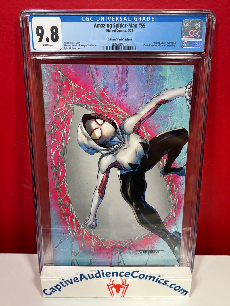Amazing Spider-Man, The Vol. 5 #59 - Tyler Kirkham CKC Virgin - CGC 9.8