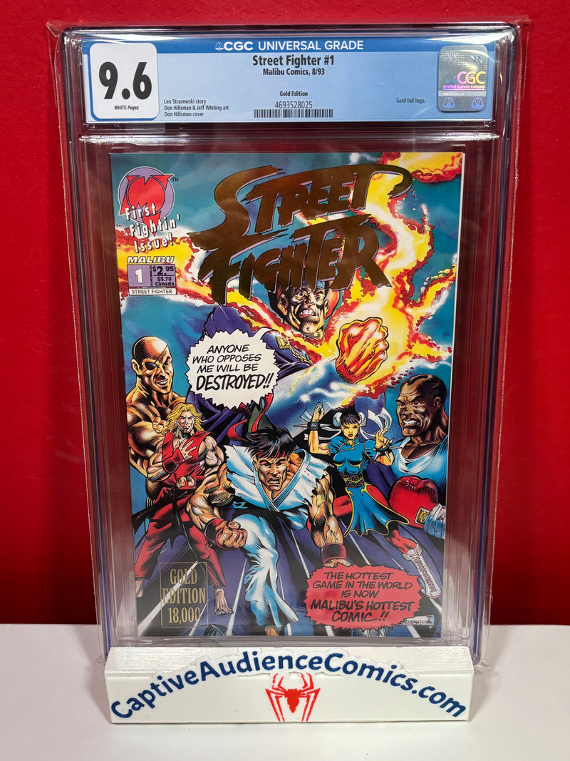 Street Fighter #1 - Gold Foil Edition  - CGC 9.6