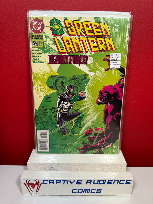 Green Lantern, Vol. 3 #54 - Death of Alexandra DeWitt, Controversial Issue - VF-