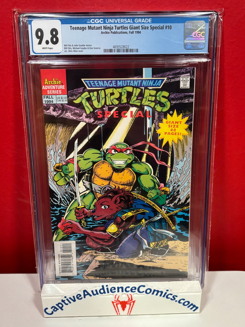 Teenage Mutant Ninja Turtles Giant Size Special #10 - CGC 9.8