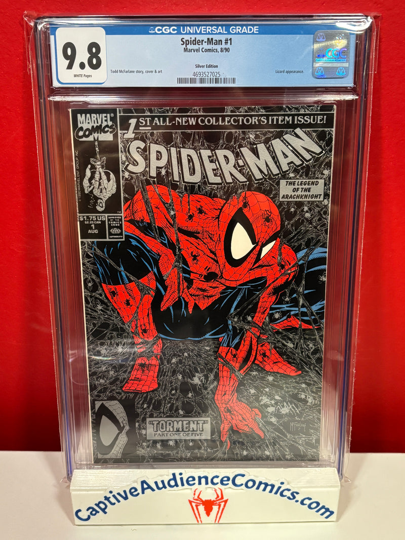 Spider-Man, Vol. 1 #1 - Silver Variant - CGC 9.8