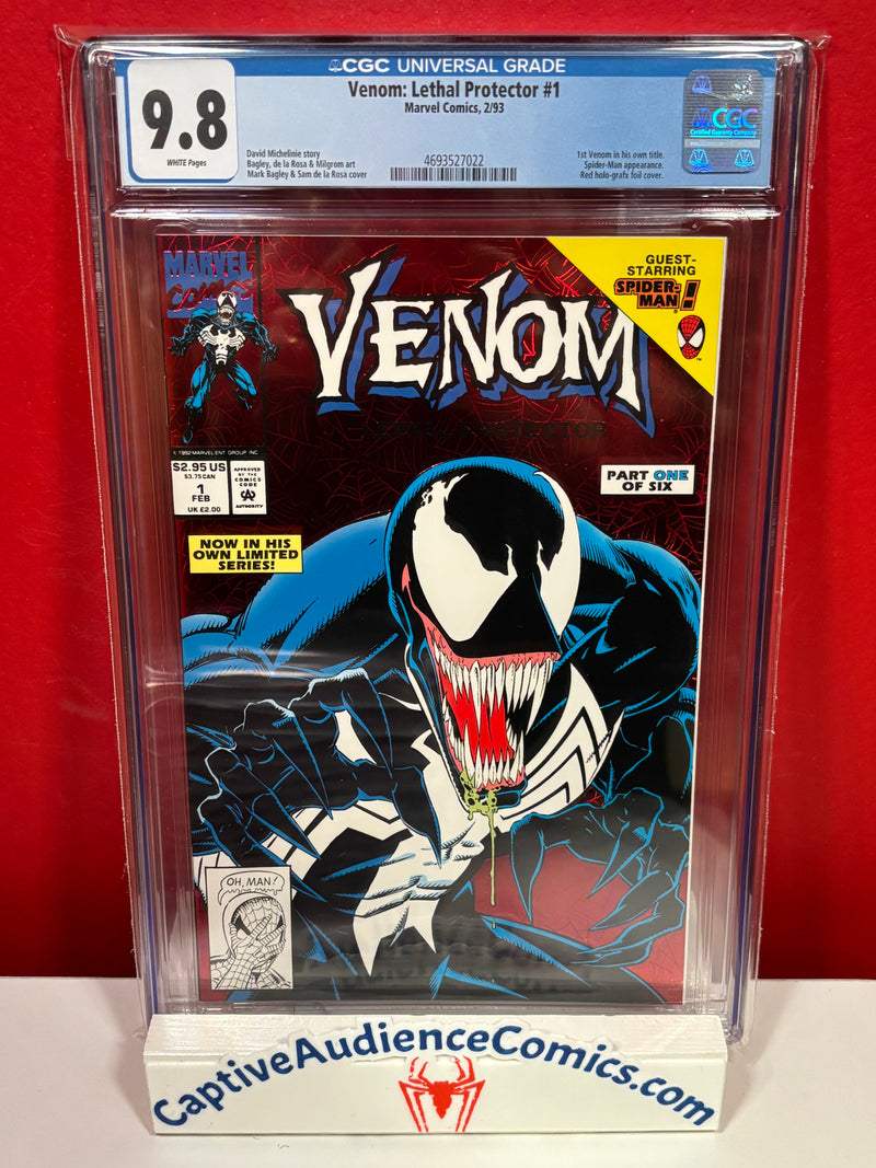 Venom: Lethal Protector, Vol. 1 #1 - 1st Solo Venom - CGC 9.8