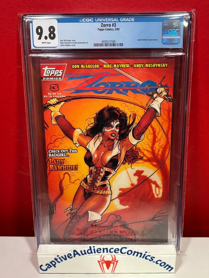 Zorro #3 - 1st Full Lady Rawhide - CGC 9.8
