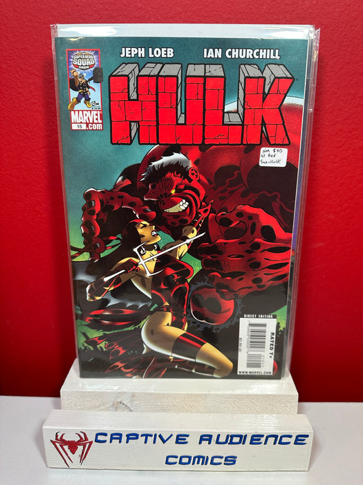 Hulk, Vol. 1 #15 - 1st Red She-Hulk - NM