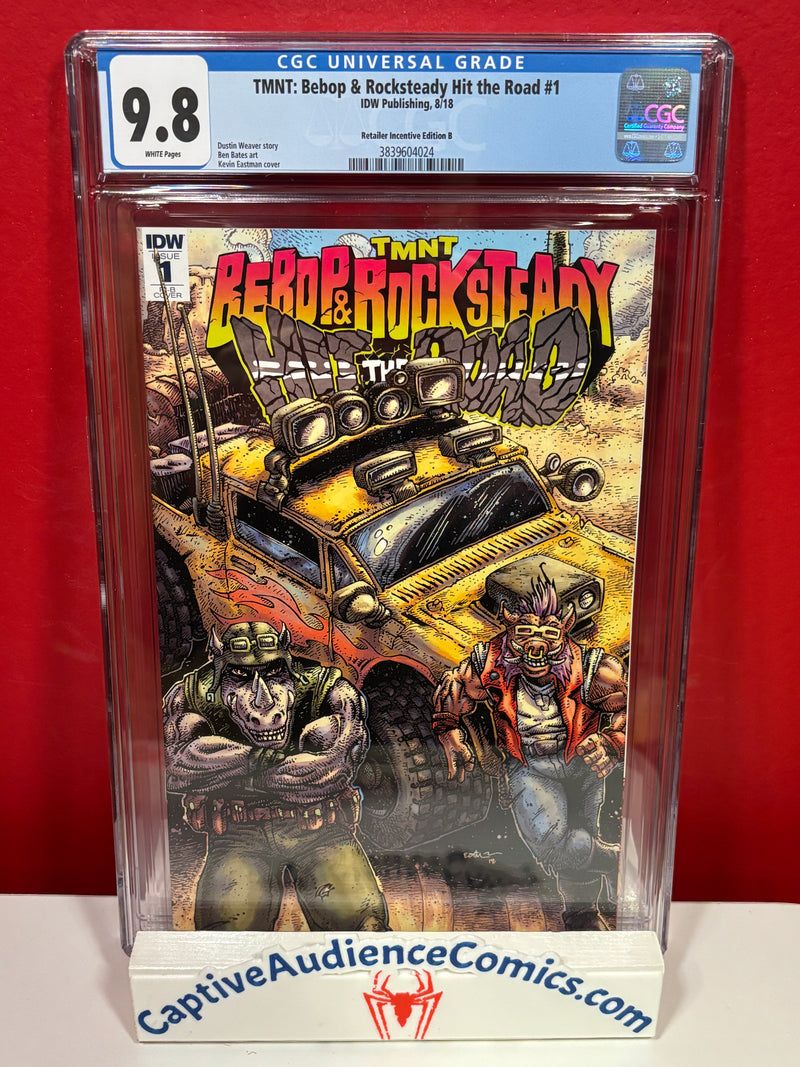 TMNT: Bebop & Rocksteady Hit the Road - Kevin Eastman Variant - CGC 9.8