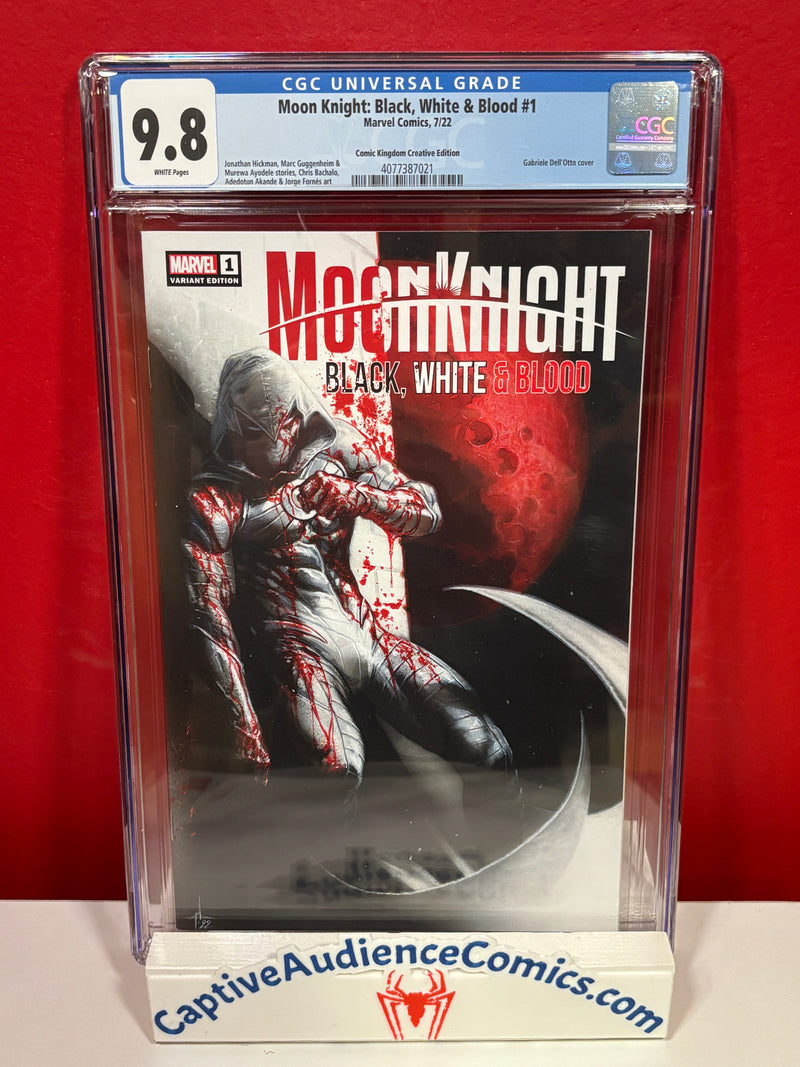 Moon Knight: Black, White & Blood #1 - CKC Dell'Otto Variant - CGC 9.8