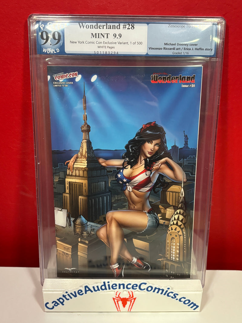 Wonderland #28 - NYCC Ltd. Exclusive Variant - PGX (Not CGC) 9.9
