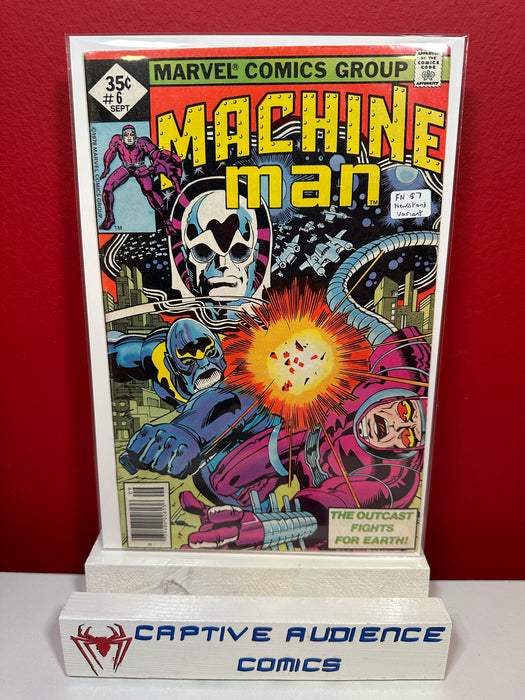 Machine Man, Vol. 1 #6 - Newsstand Variant - FN