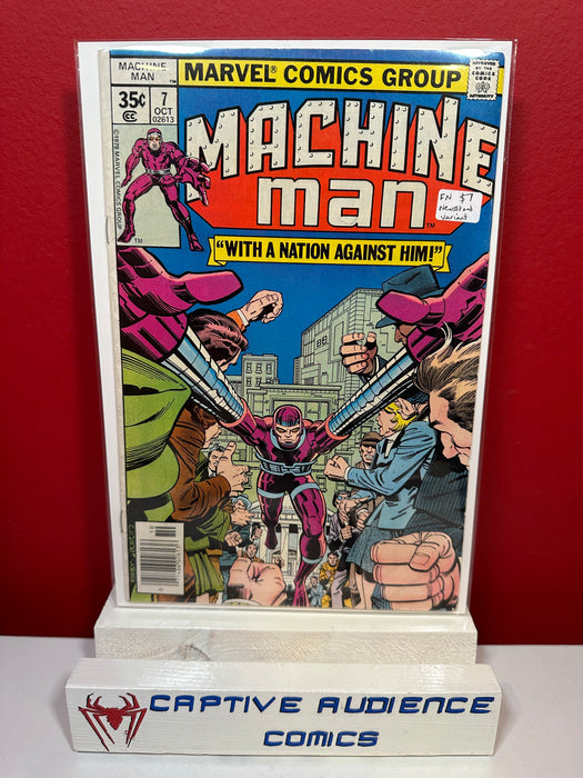 Machine Man, Vol. 1 #7 - Newsstand Variant - FN