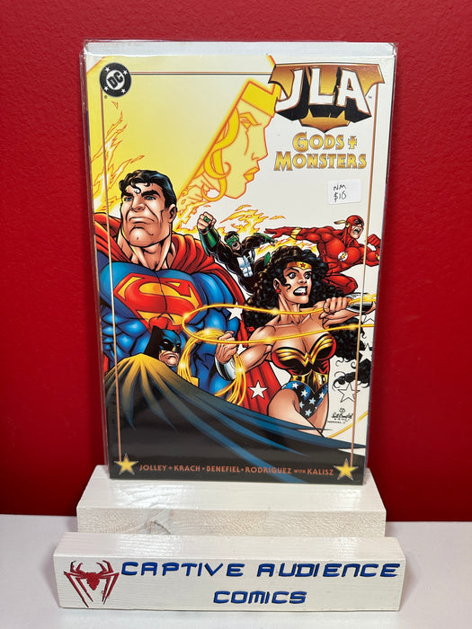 JLA Gods + Monsters - Graphic Novel - NM