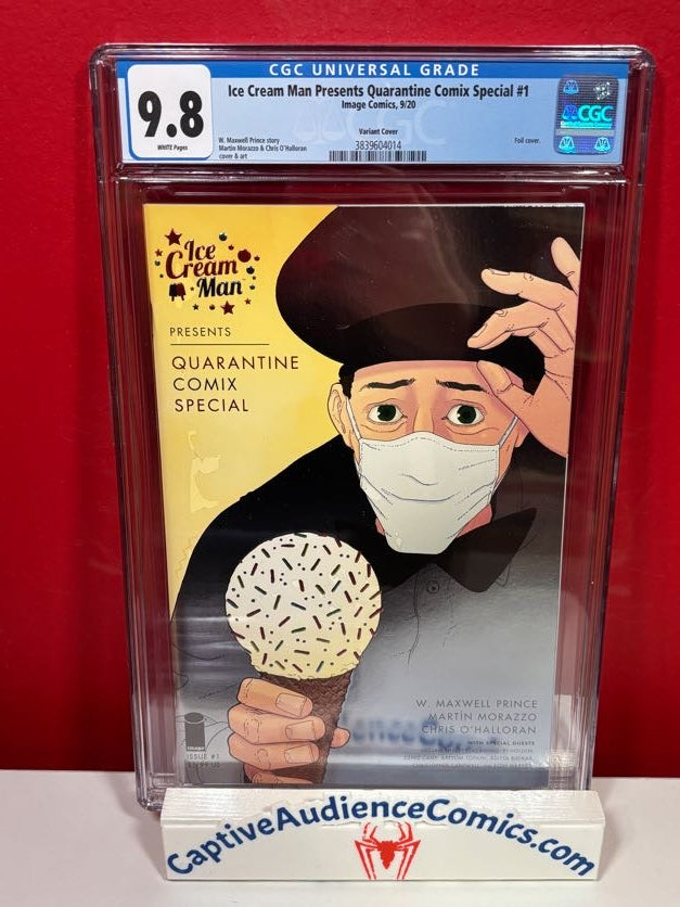 Ice Cream Man Presents Quarantine Comix Special #1 - Foil Variant - CGC 9.8