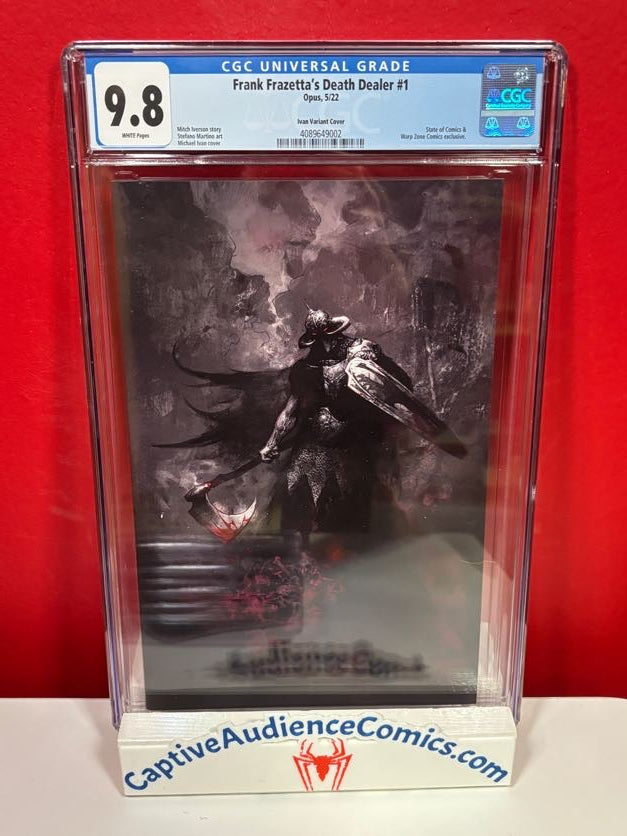 Frank Frazetta's Death Dealer #1 - Ivan Virgin Edition - CGC 9.8