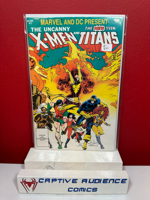 Marvel and DC Present The Uncanny X-Men and The New Teen Titans #1 - VF-