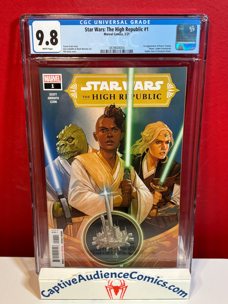 Star Wars: The High Republic #1 - Many 1st Appearances - CGC 9.8