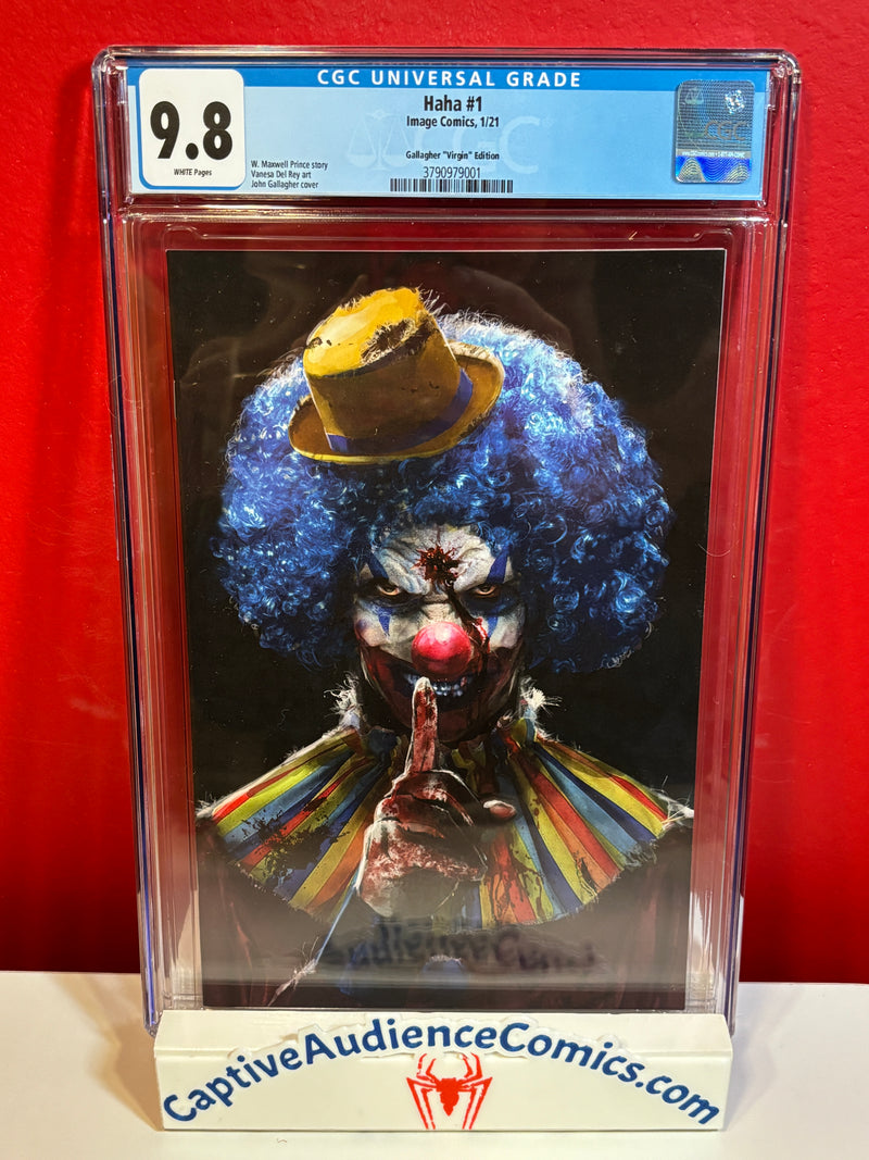 Haha #1 - Gallagher Virgin Variant - CGC 9.8