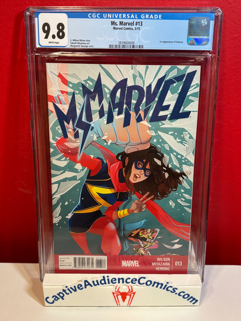 Ms. Marvel, Vol. 3 #13 - 1st Kamran - CGC 9.8