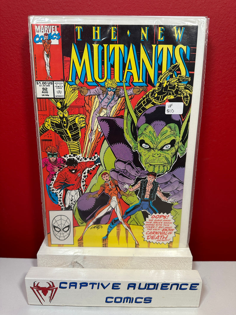 New Mutants, Vol. 1 # 92 - VF