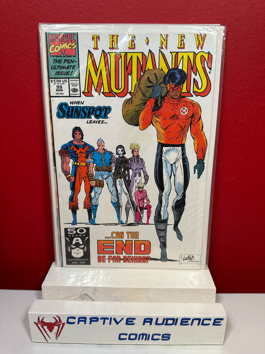 New Mutants, Vol. 1 #99 - 1st Feral, 1st Cameo Shatterstar -VF