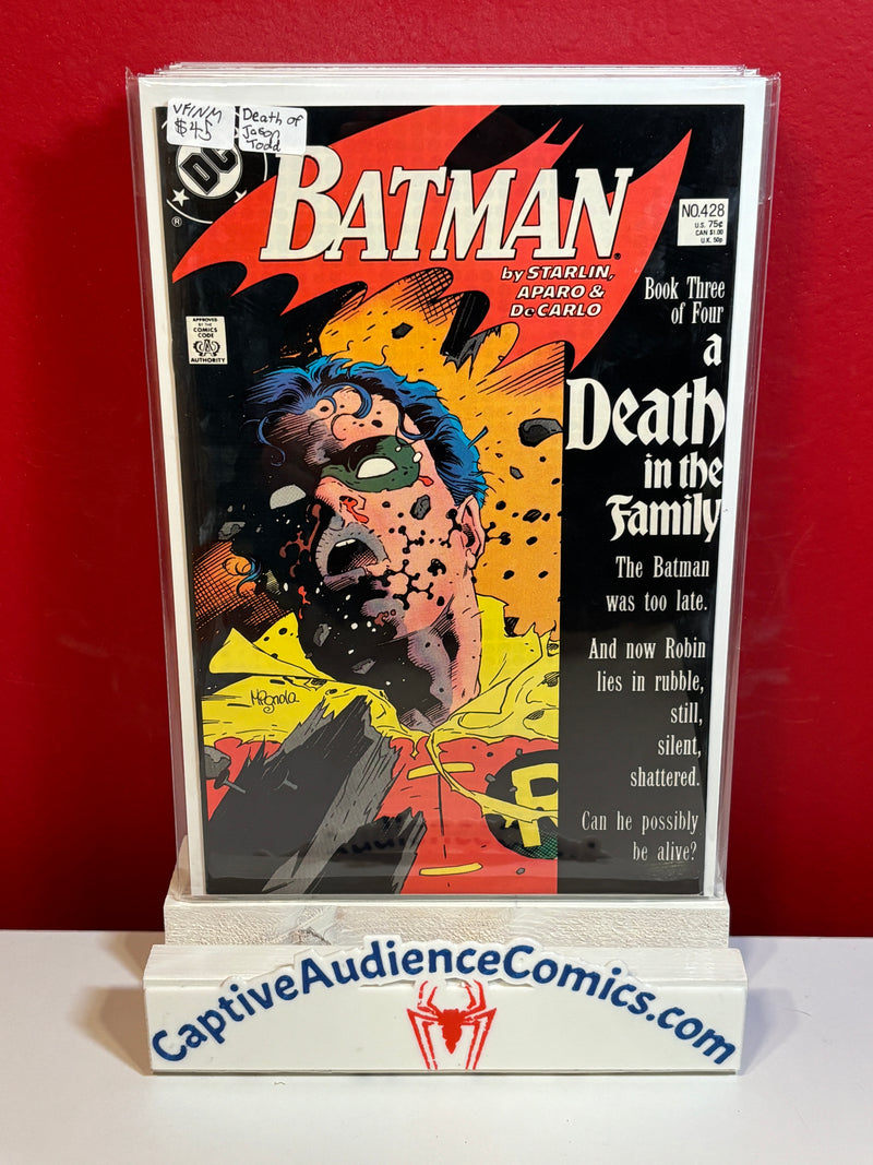Batman, Vol. 1 #428 - Death of Jason Todd - VF/NM