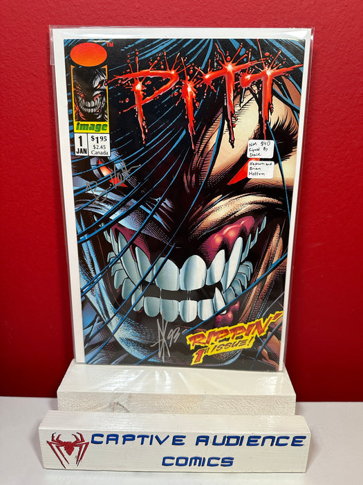 Pitt #1 - Signed by Dale Keown and Brian Hotton - NM