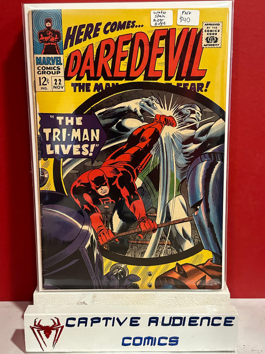 Daredevil, Vol. 1 #22 - Water Stan Bear Edge - FN+