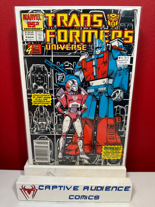 Transformers Universe #4 - Newsstand Variant - FN