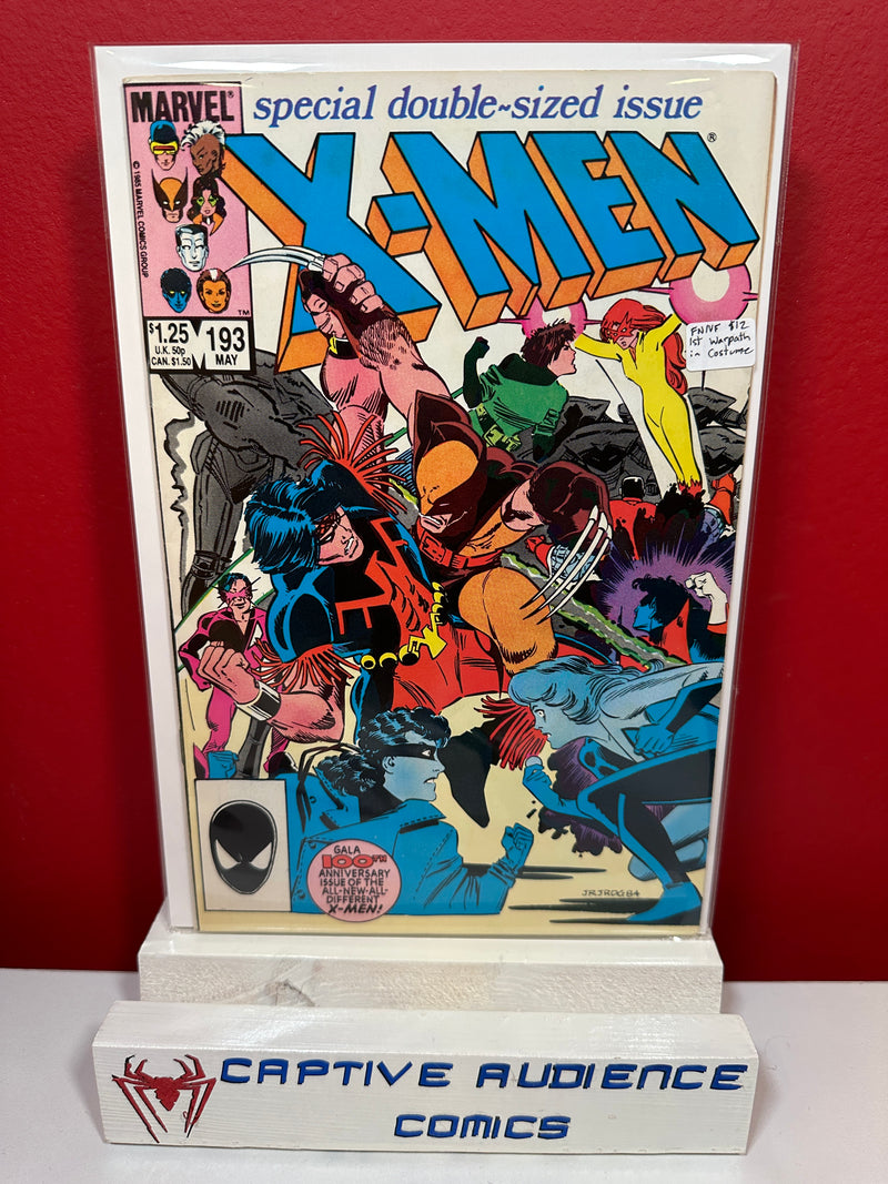 Uncanny X-Men, Vol. 1 #193 - 1st Warpath in Costume - FN/VF