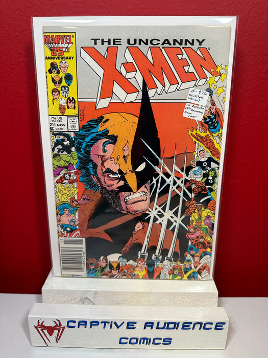 Uncanny X-Men, Vol. 1 #211 - 1st Marauders - 25th Anniversary Frame Cover - VF-