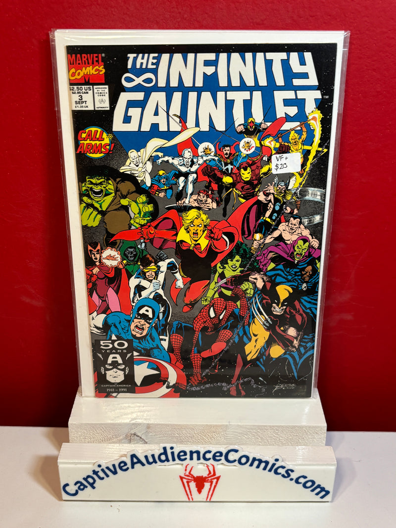 Infinity Gauntlet, Vol. 1 #3- VF+