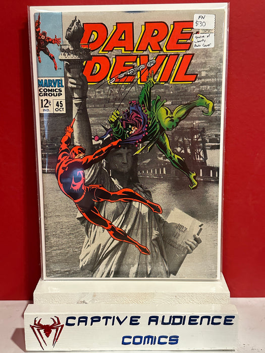 Daredevil, Vol. 1 #45 - Statue of Liberty Photo Cover - FN