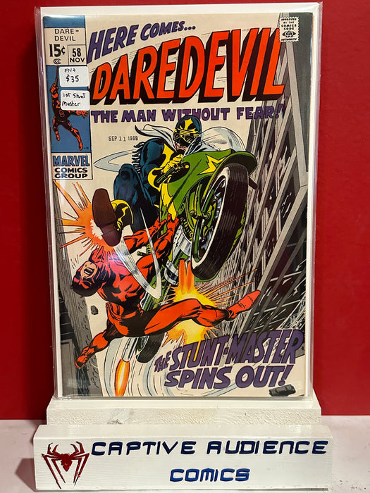 Daredevil, Vol. 1 #58 - 1st Stunt Master - FN+