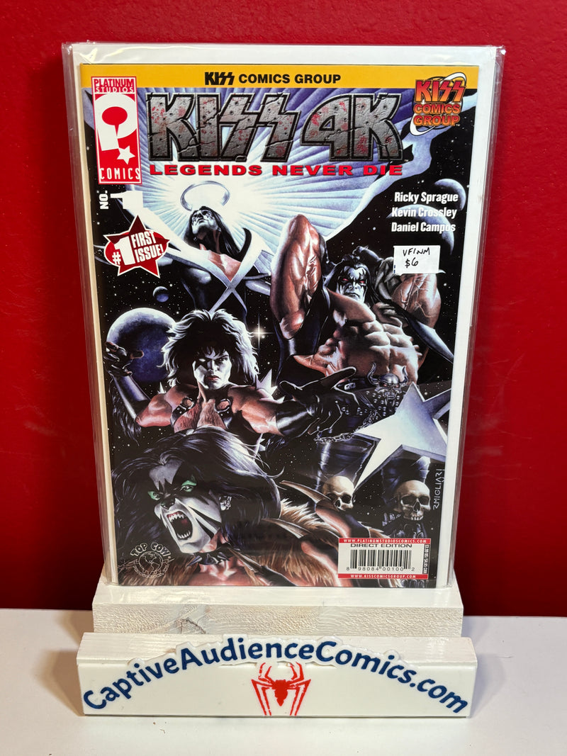 Kiss 4K: Legends Never Die #1 - VF/NM