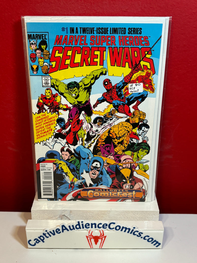 Marvel Super Heroes Secret Wars #1 - HCF Variant - VF