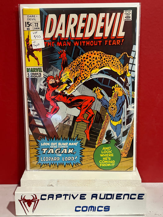 Daredevil, Vol. 1 #72 - 1st Togak - VF