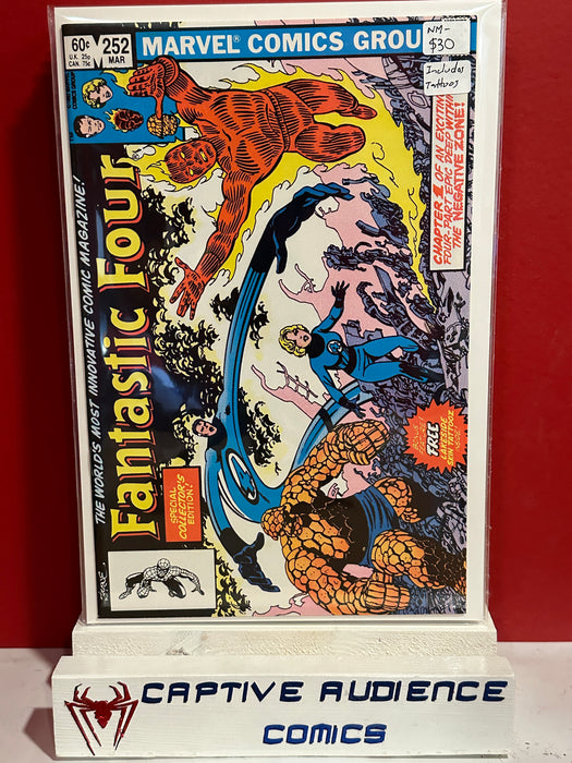 Fantastic Four, Vol. 1 #252 - Includes Tattoos - NM-