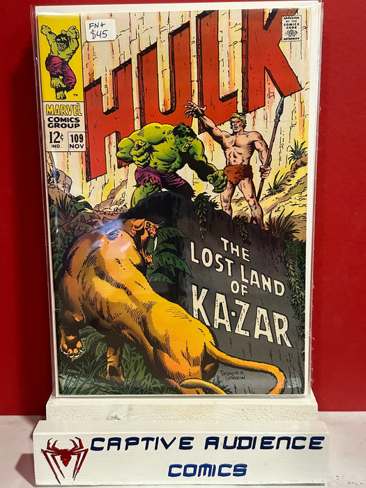 Incredible Hulk, The Vol. 1 #109 - FN+