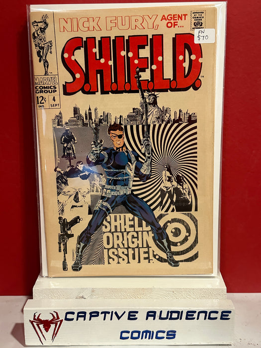 Nick Fury Agent of Shield, Vol. 1 #4 - FN