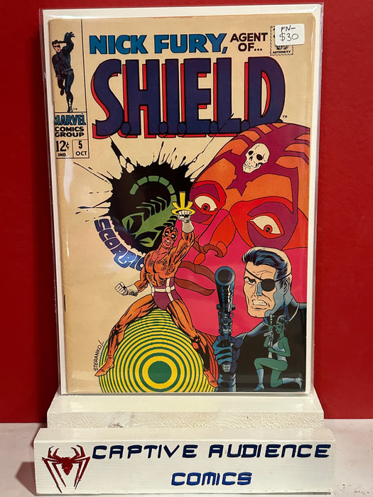 Nick Fury Agent of Shield, Vol. 1 #5 - FN-