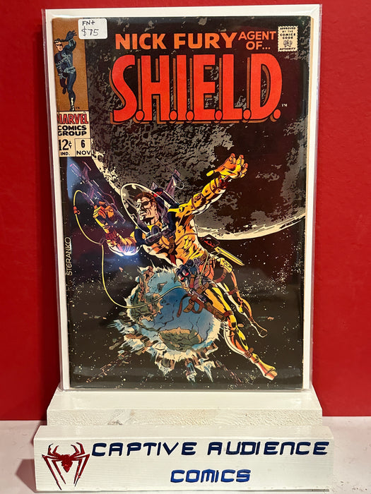 Nick Fury Agent of Shield, Vol. 1 #6 - FN+