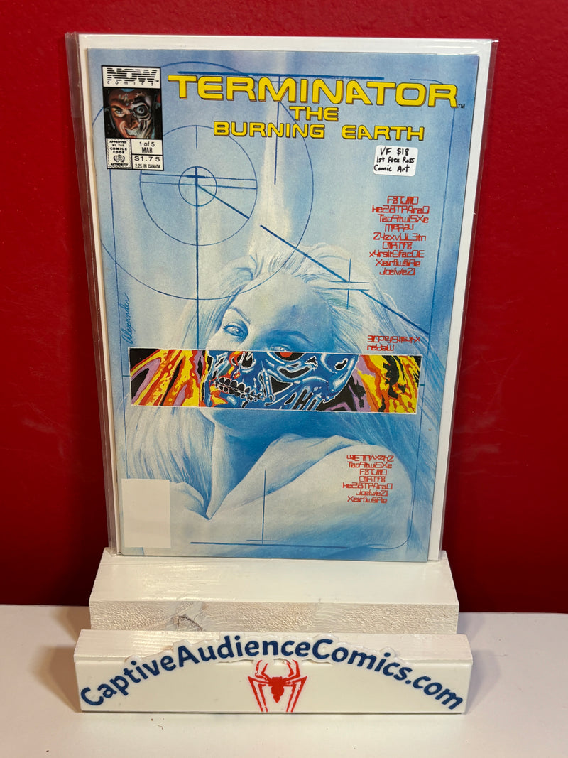 Terminator: The Burning Earth, The #1 - 1st Alex Ross Comic Art - VF