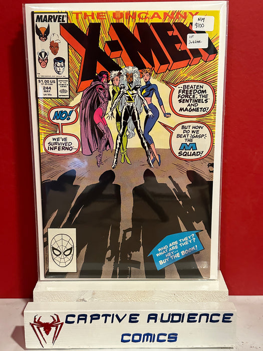 Uncanny X-Men, Vol. 1 #244 - 1st Jubdee - NM