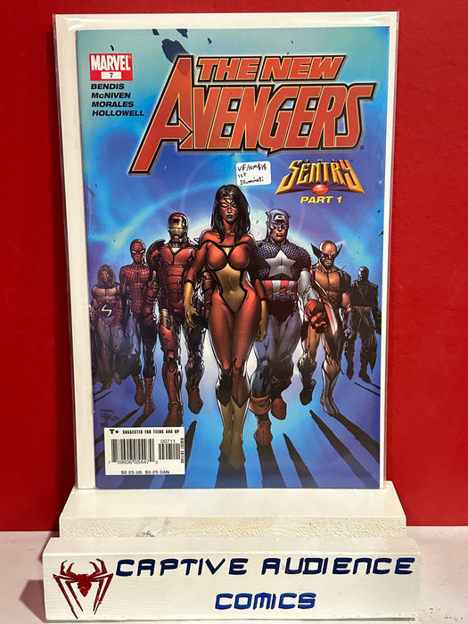 New Avengers, Vol. 1 #7 - 1st Illuminati - VF/NM