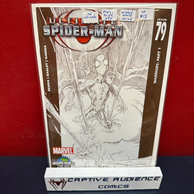 Ultimate Spider-Man #79 - 1st Ultimate Moon Knight HTF Wizard World Variant - VF