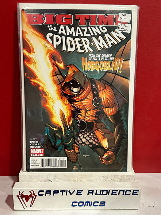 Amazing Spider-Man, The Vol. 2 #649 - 1st Phil Urick Hoboblin - NM