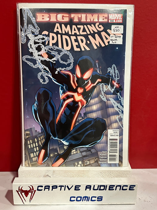 Amazing Spider-Man, The Vol. 2 #650 - 1st Spidey Stealth Suit - NM-