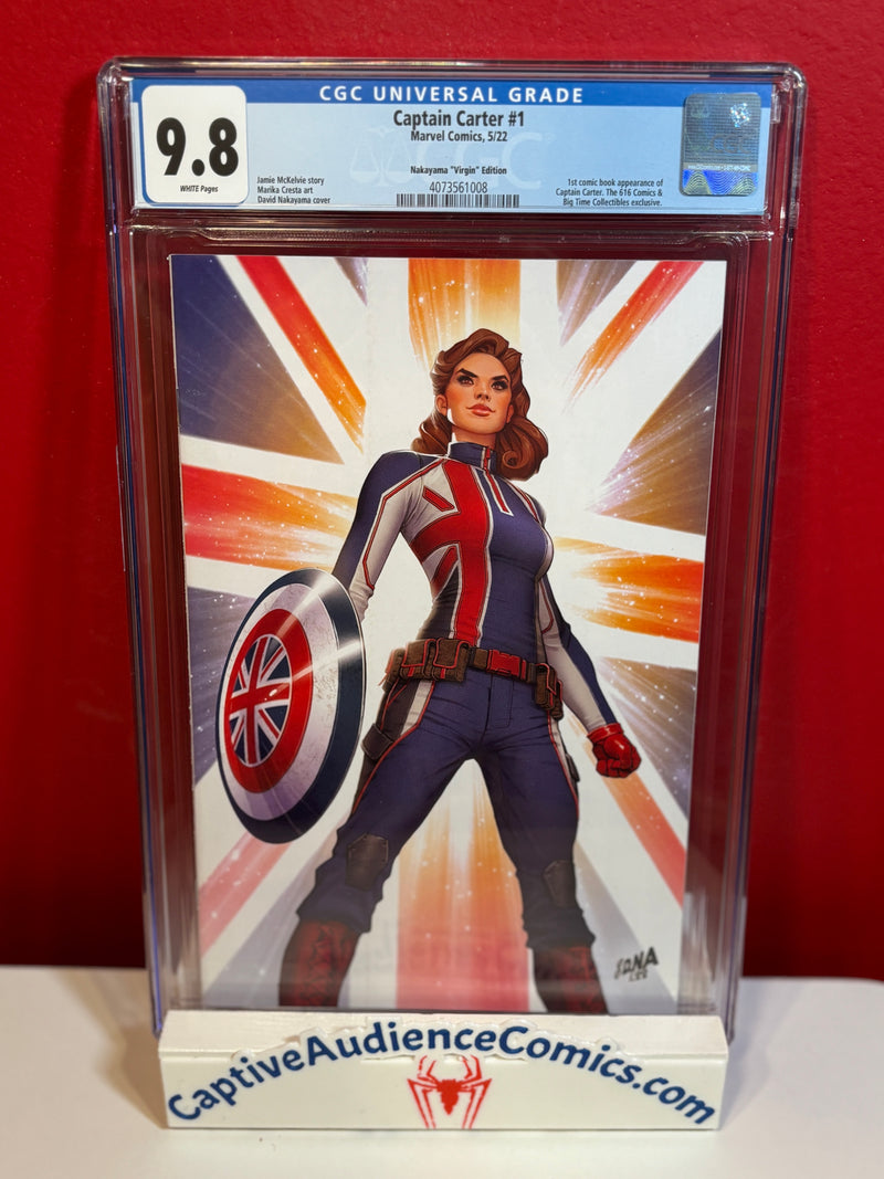 Captain Carter #1 - 1st Captain Carter Nakayama Virgin - CGC 9.8