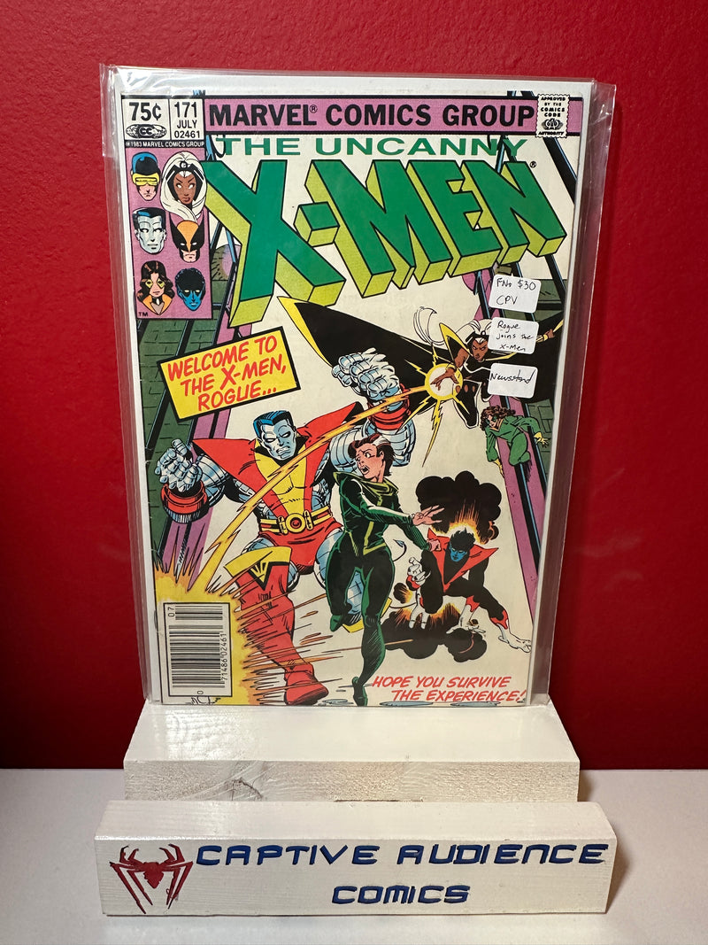Uncanny X-Men, Vol. 1 #171 - Rogue Joins the X-Men - Newsstand CPV - FN+
